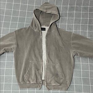 PacSun Gray Fleece-Lined Hoodie